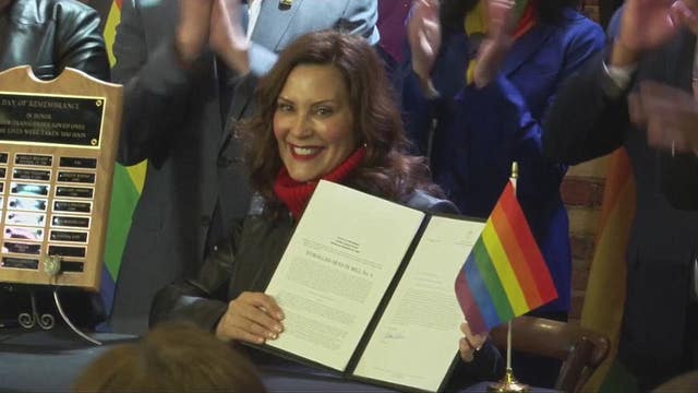 Gov. Whitmer signs expansion of Elliot Larsens Act protecting LGBTQ rights in Michigan