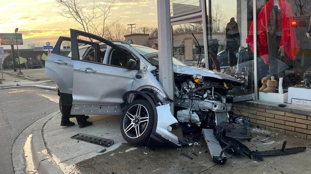 Vehicle crashes into Berkley store on 12 Mile near Greenfield