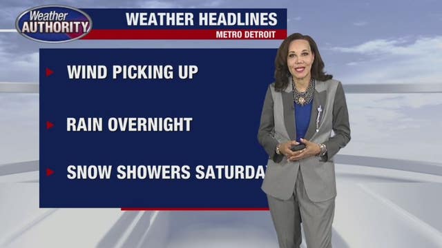 Snow can't be ruled out for Saturday