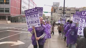 Striking U-M grad workers shut down construction site in bid for fair wages