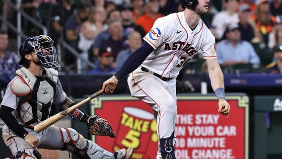 McCormick, Tucker, Peña all homer as Astros down Tigers 8-2