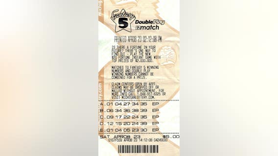 $328K+ winning Michigan Lottery ticket almost blows away while on road trip