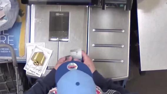 Suspect wanted for using stolen credit cards at Livonia Walmart self-checkout