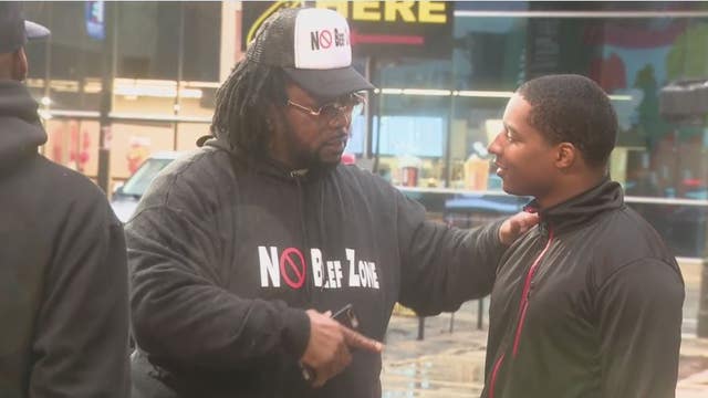 Detroit community activists declare Greektown a 'No Beef Zone' to keep the peace