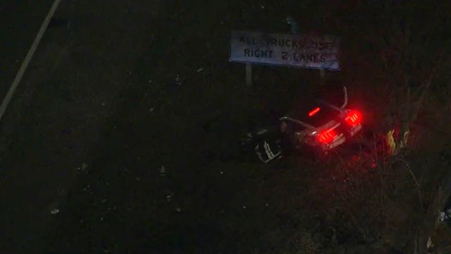 Speeding driver in critical condition after losing control on I-96 in Detroit