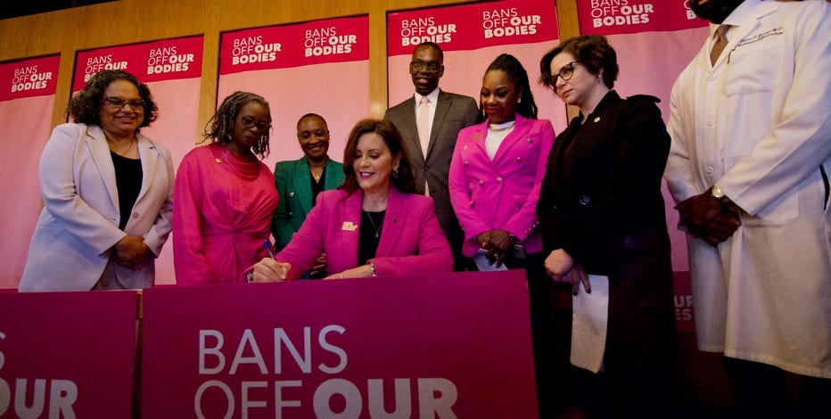 Michigan's 1931-era abortion ban officially repealed