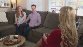 Highschool sweethearts who lost two baby boys find comfort in helping other families