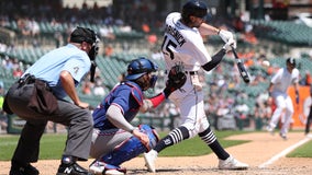 Rogers, Marisnick lead Tigers over Rangers 3-2