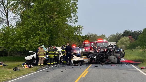 Michigan nurse rescues mother, child from burning vehicle after head-on crash