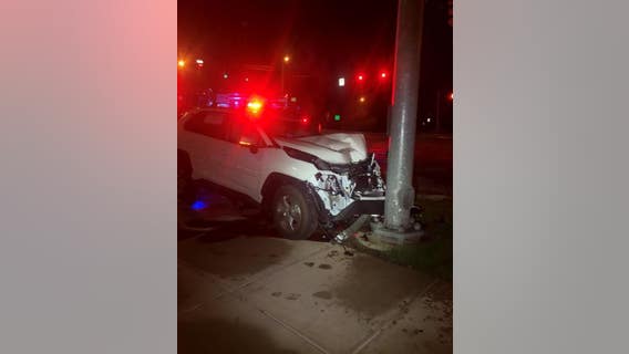 Drunken driver crashes into pole while trying to flee after rear-ending woman in Ann Arbor