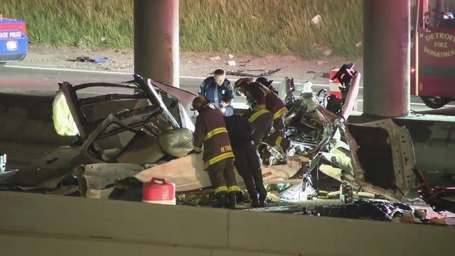 Crash on I-96 in Detroit leaves 4 people dead, MSP says