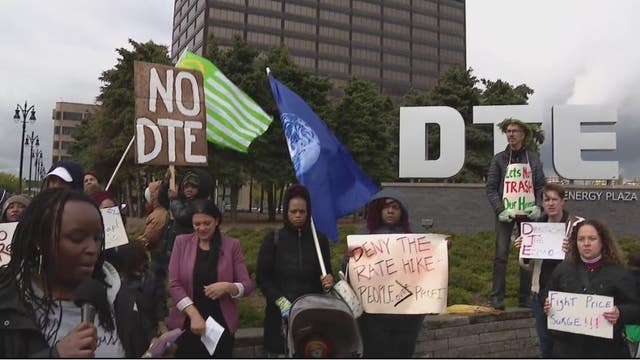 Protesters want DTE held accountable for rate hikes, political influence