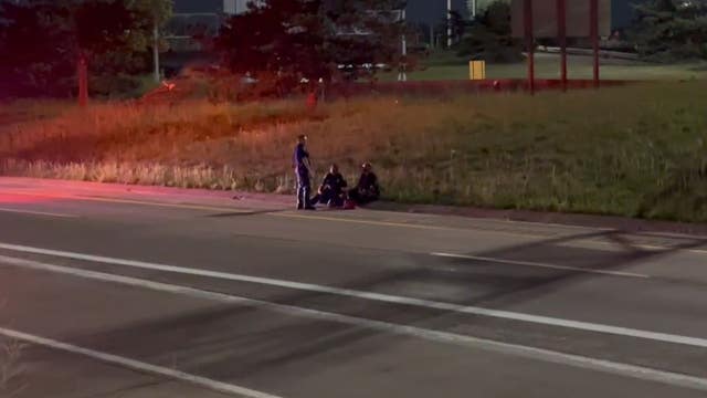 Stranded pedestrian fatally struck after tripping on I-96 in Detroit