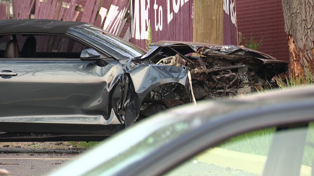 Driver dies after being shot on Detroit's west side, crashing into utility pole