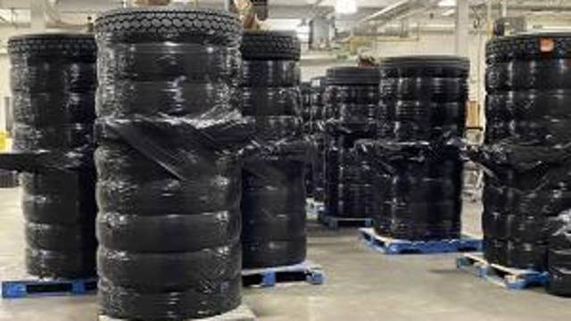 Customs finds 3,175 pounds of weed hidden in tires in Detroit