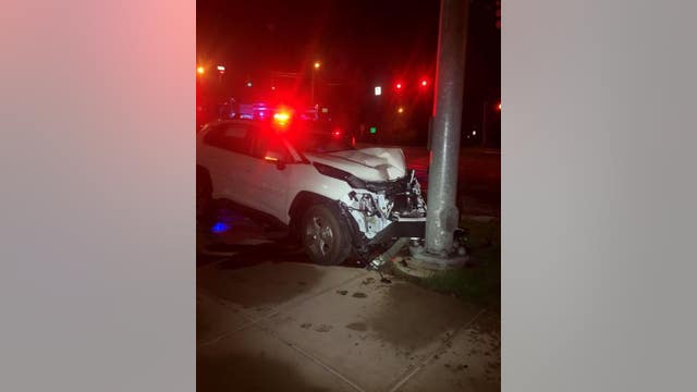 Drunken driver crashes into pole while trying to flee after rear-ending woman in Ann Arbor