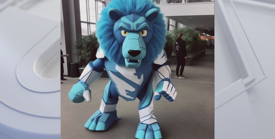 Detroit Lions, Pistons mascots get makeover from artificial