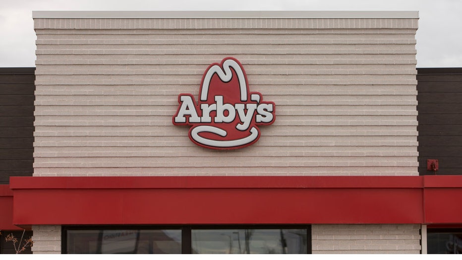 FILE - Exterior view of an Arbys restaurant on Oct. 26, 2017. (Photo by Chad Hurst/Getty Images for Arbys Restaurant Group, Inc.)