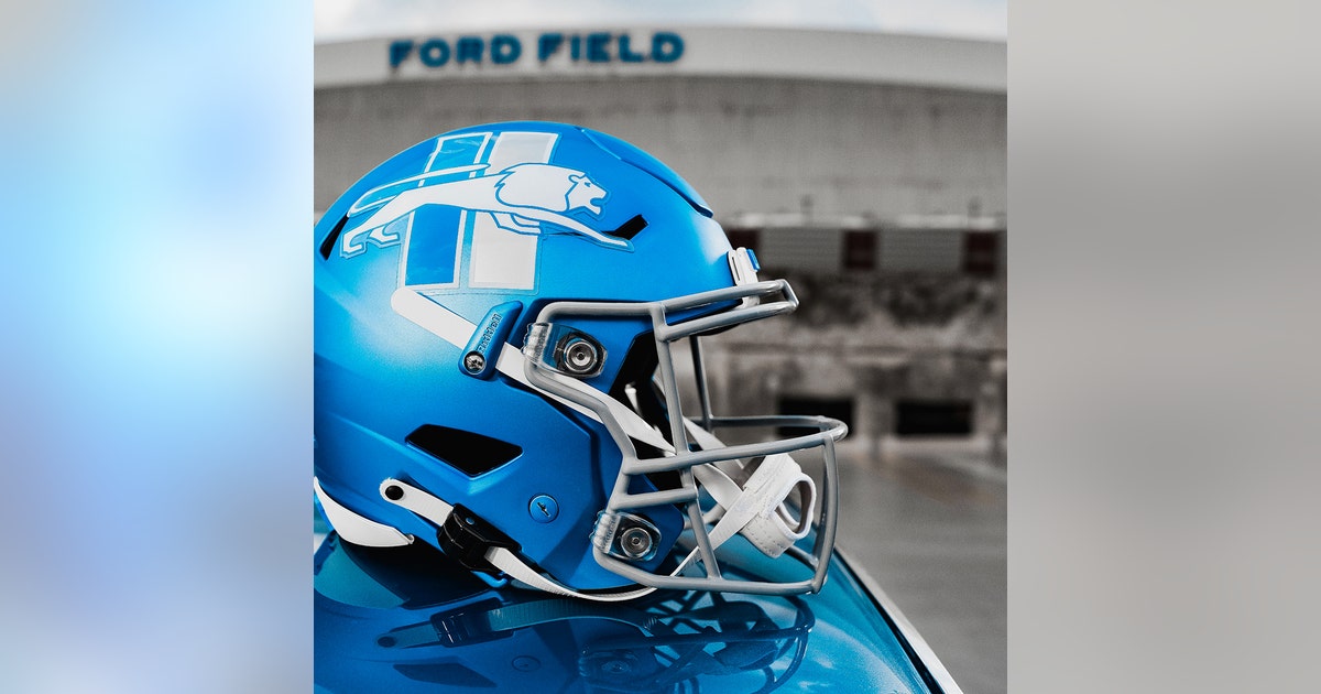 detroit lions football helmet image Riddell NFL 2023 On Field Alternate Mini Speed : Sports & Outdoors The most popular on Detroit Lions Riddell Replica Full