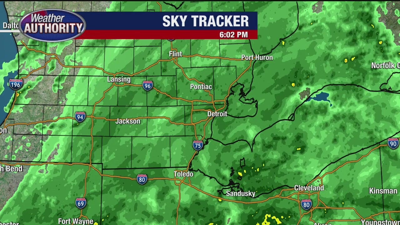 Sunday Forecast: Rain finally returns to metro Detroit