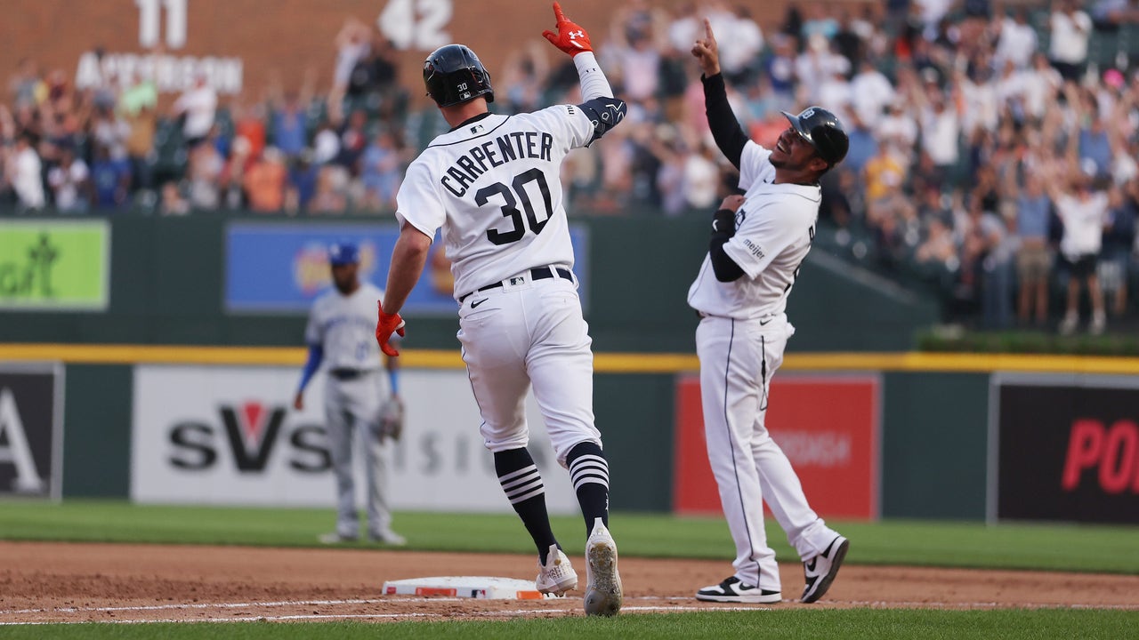 Carpenter's 3-run homer rallies Tigers for 6-4 win, Royals' 12th loss in 13  games