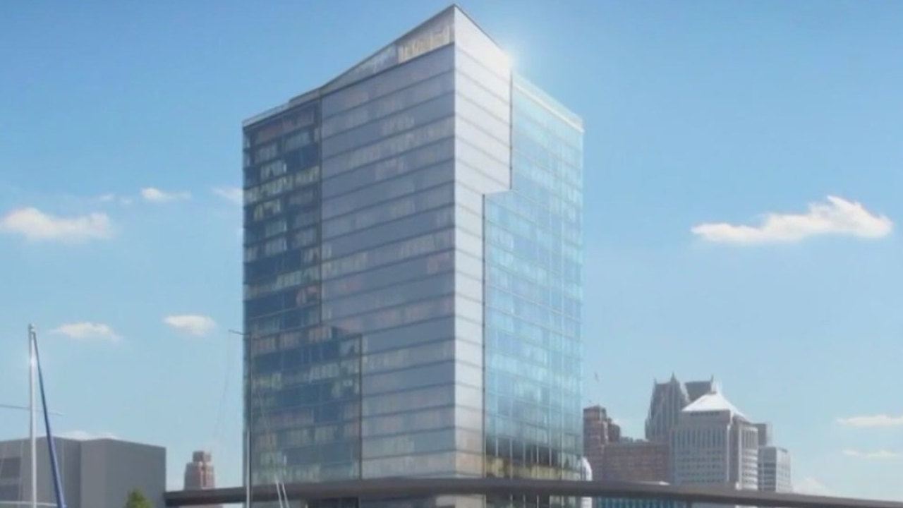 New rendering drops for former Joe Louis Arena site tower