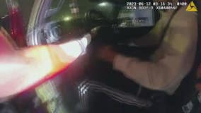 Video: Ferndale police officer dragged during traffic stop, fights to control steering wheel