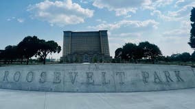 Celebration marks reopening of Roosevelt Park in front of Michigan Central Station