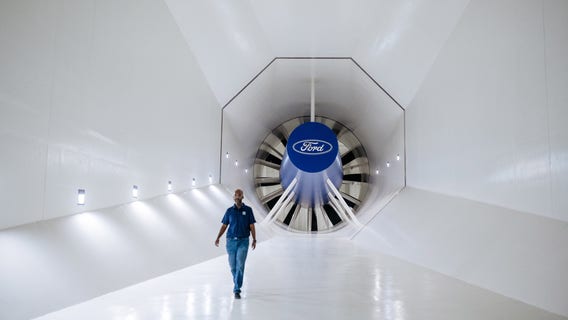 Ford's new state-of-the-art wind tunnel can recreate speeds up to 200 mph