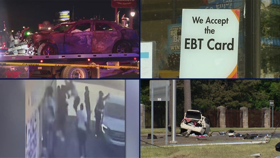 1 killed, 6 hospitalized after fiery crash • $4M food stamp fraud • man body-slammed and robbed