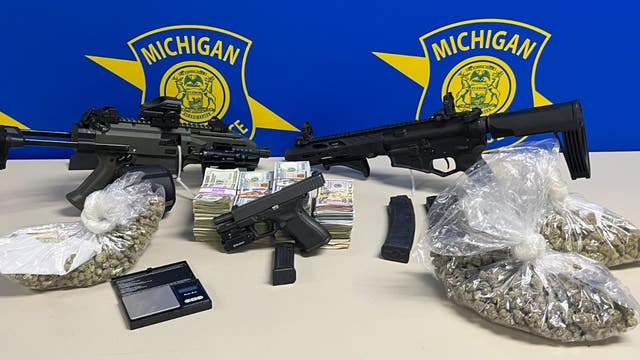 Man arrested in I-94 shooting at off-duty officer; guns, illegal marijuana and $50,000 seized from home