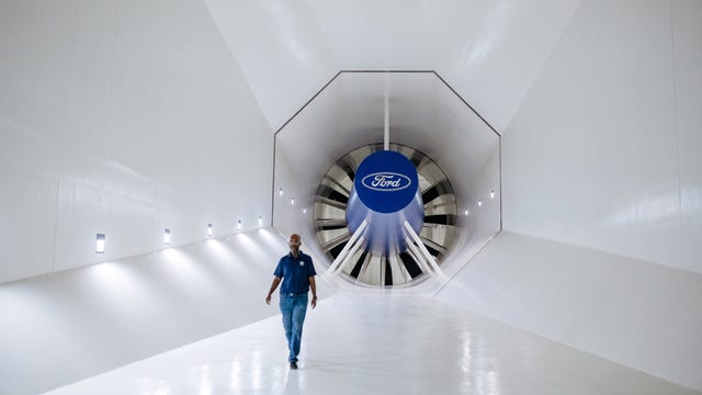 Ford's new state-of-the-art wind tunnel can recreate speeds up to 200 mph