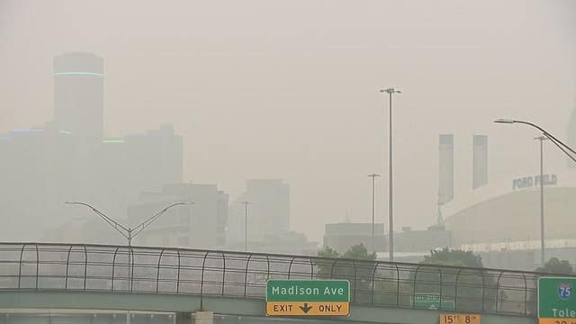 Air quality from Canadian wildfires especially impacting those with health issues