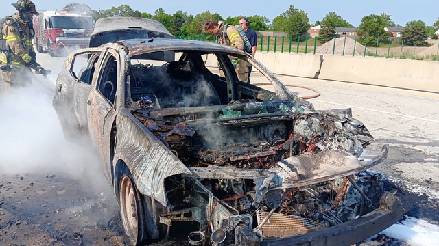 Family living out of car loses everything after vehicle catches fire in Plymouth Twp.