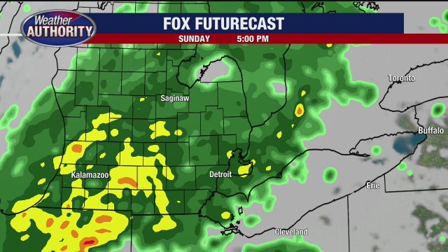 Forecast: Metro Detroit to finally see rain again on Sunday