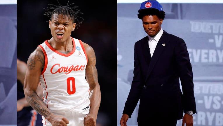 Marcus Sasser, left, Ausar Thompson. Photos: Photo by Alex Slitz/Getty Images), left, Photo by Sarah Stier/Getty Images)