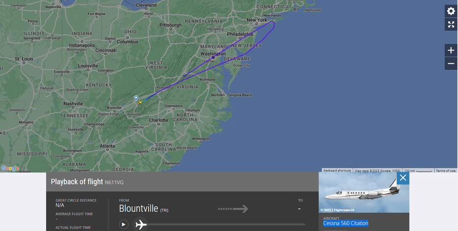 Cessna plane crashes in Virginia after passing through restricted DC airspace; NORAD dispatched