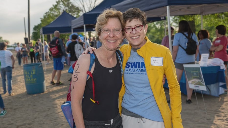 Julie Brabbs is a cancer survivor and taking part in the upcoming Motor City Mile Swim.