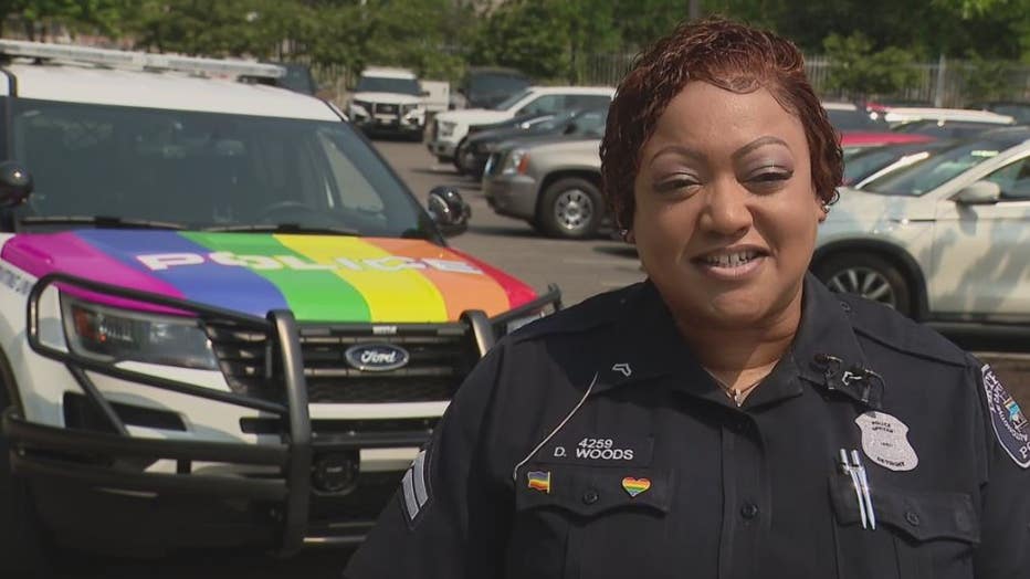 Cpl. Dani Woods, DPD LGBTQ liaison.