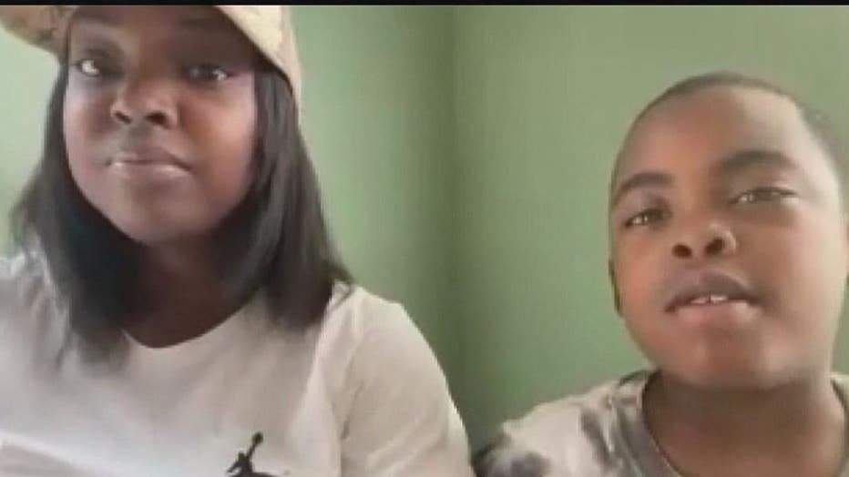 Teana WIlliams, left, and her son Cortez.