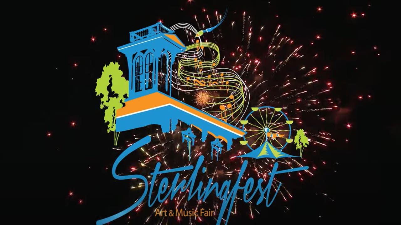 STERLINGFEST art n Jazz Fair staff yellow XL t shirt