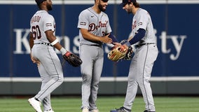 Tigers' three-run inning in eighth lifts Detroit over Kansas City