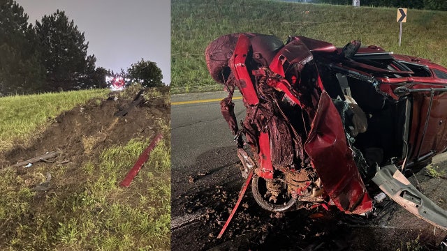 Speeding Detroit driver dies after going airborne on Lodge Freeway exit