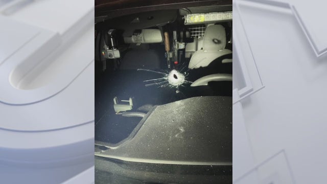 Barricaded gunman arrested after shooting at Detroit police cruiser