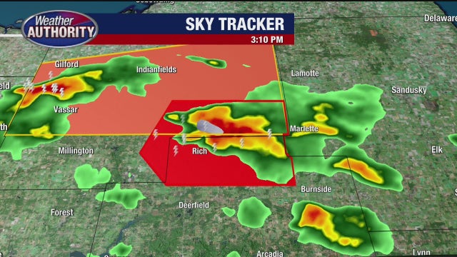Tornado Warning ended for Lapeer County on Tuesday