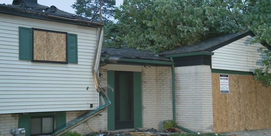 Thunderstorm topples tree, leading to Warren house fire