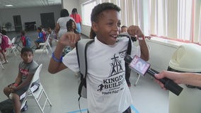 Incoming Detroit elementary students treated to free backpacks, haircuts, and ice cream