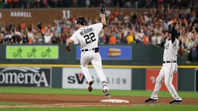 Tigers rookie Parker Meadows hits first career homer in ninth to beat Astros 4-1