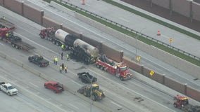 I-75 back open in Royal Oak after overnight closure due to tanker fire