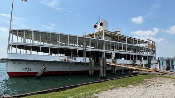 Restoration of former Boblo boat SS Ste Claire nearing completion
